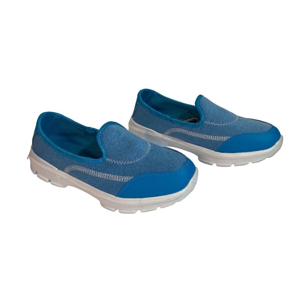 Powersox by Gold Toe Memory Foam Blue Turquoise Sneakers Size 6